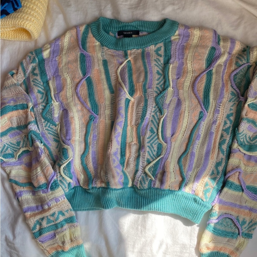 Forever 21 90s Theme Sweater